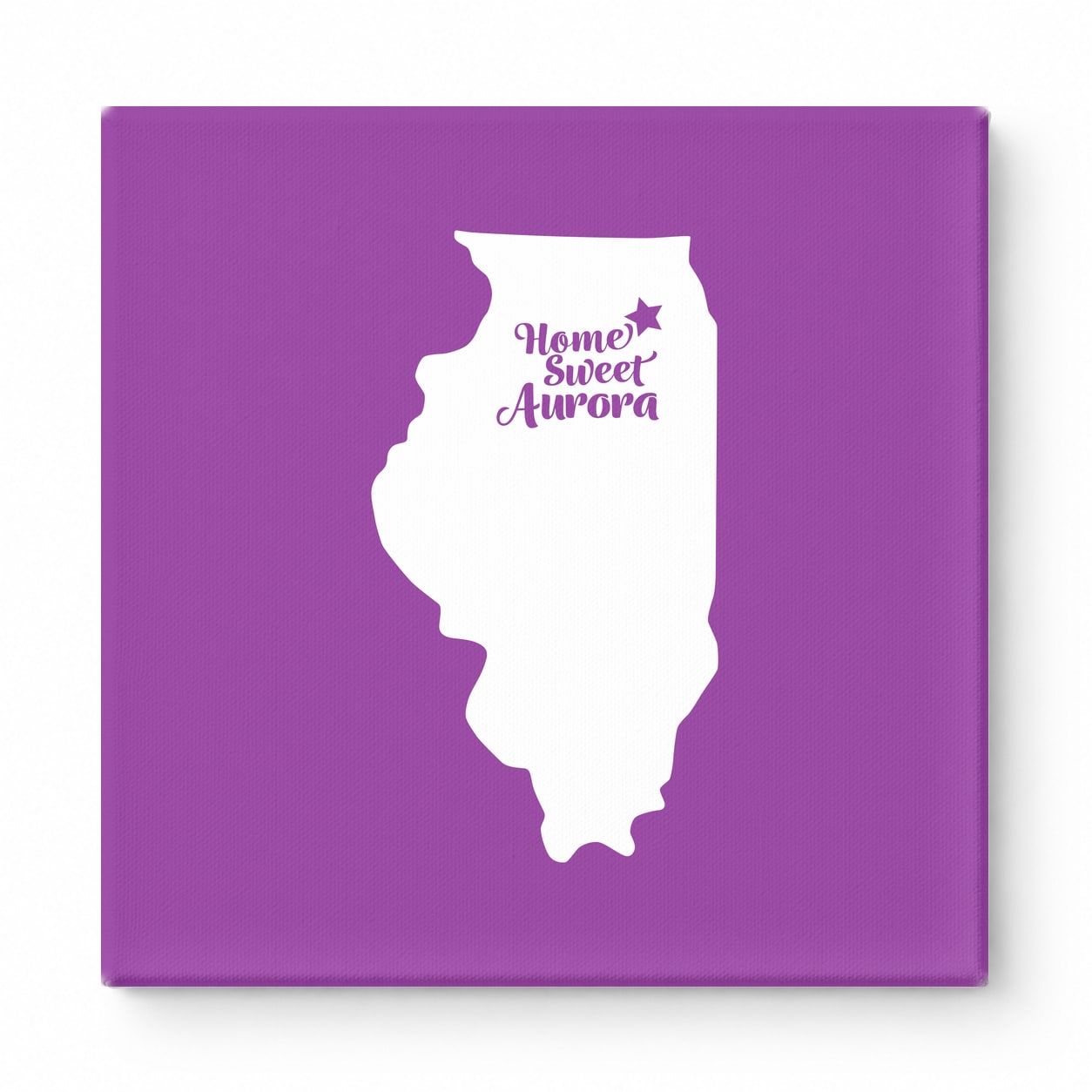 Home Sweet Aurora — Illinois State Silhouette