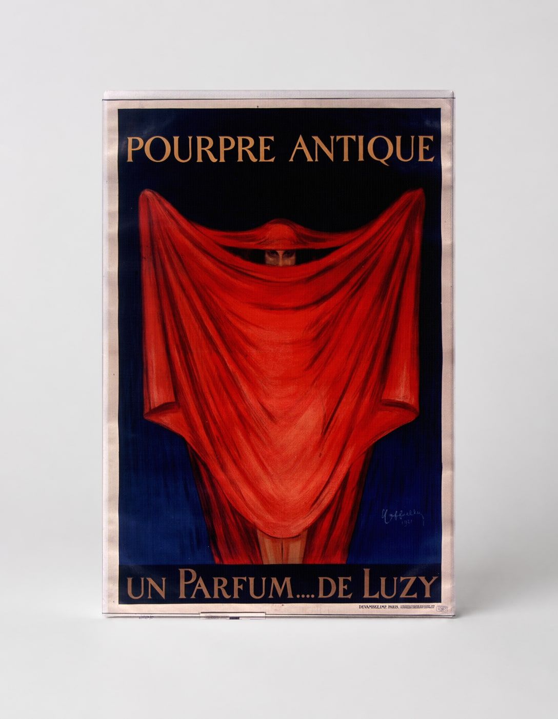 Pourpre Antique Parfum de Luzy - Vintage French Perfume Poster Wall Art