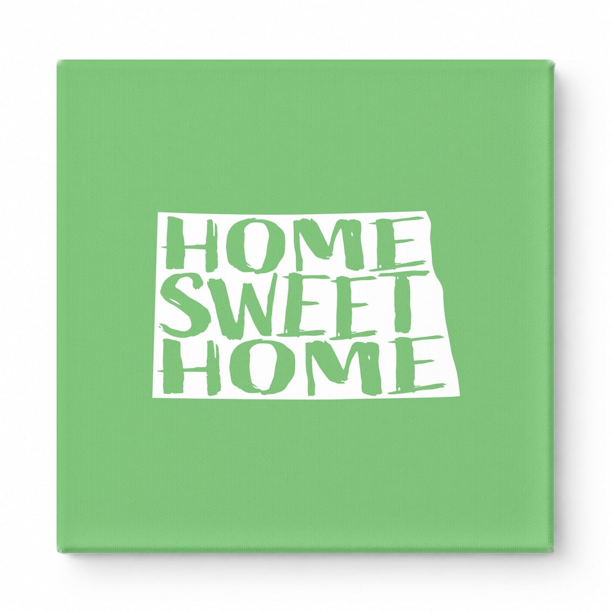 Home Sweet Home — North Dakota State Silhouette