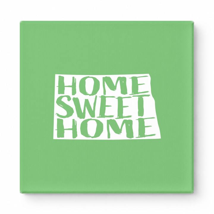 Home Sweet Home — North Dakota State Silhouette