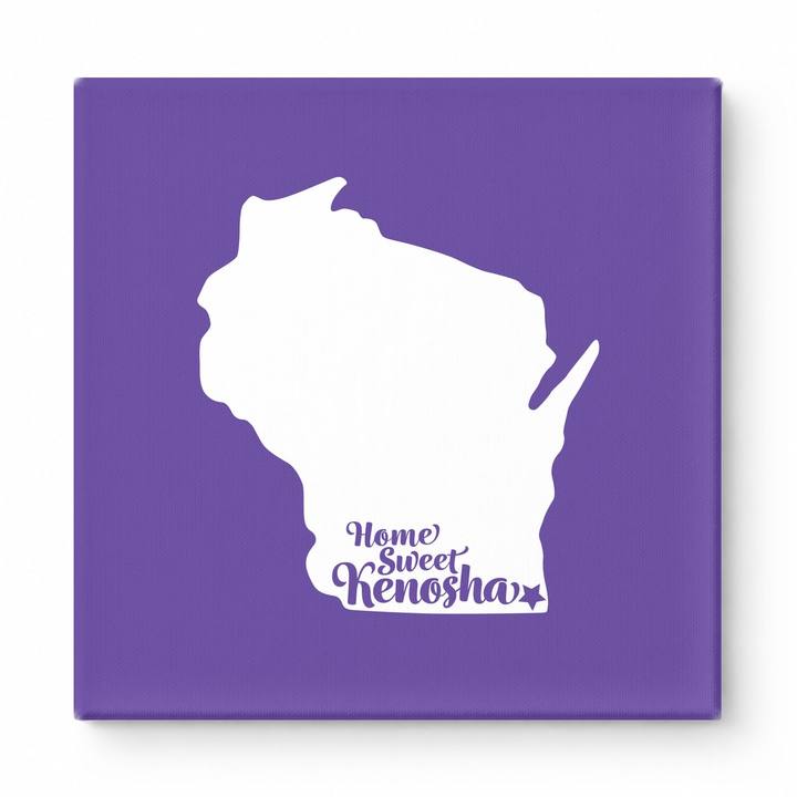 Home Sweet Kenosha — Wisconsin State Silhouette