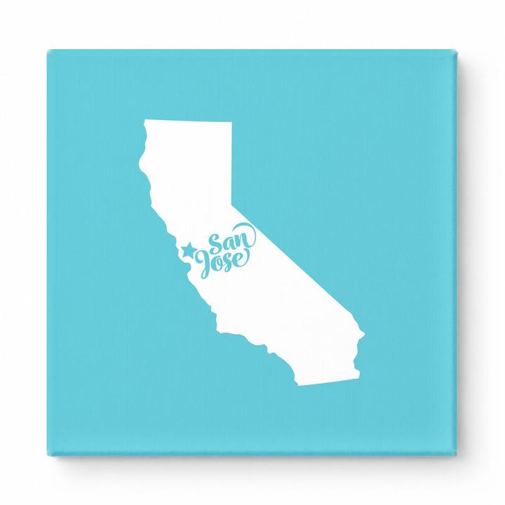 Home Sweet San Jose — California State Silhouette