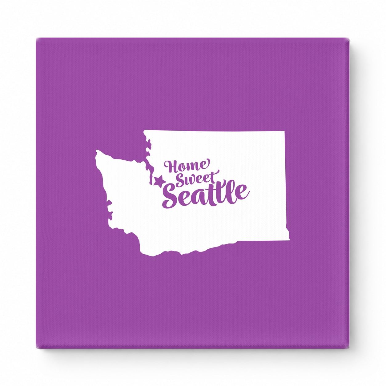 Home Sweet Seattle — Washington State Silhouette