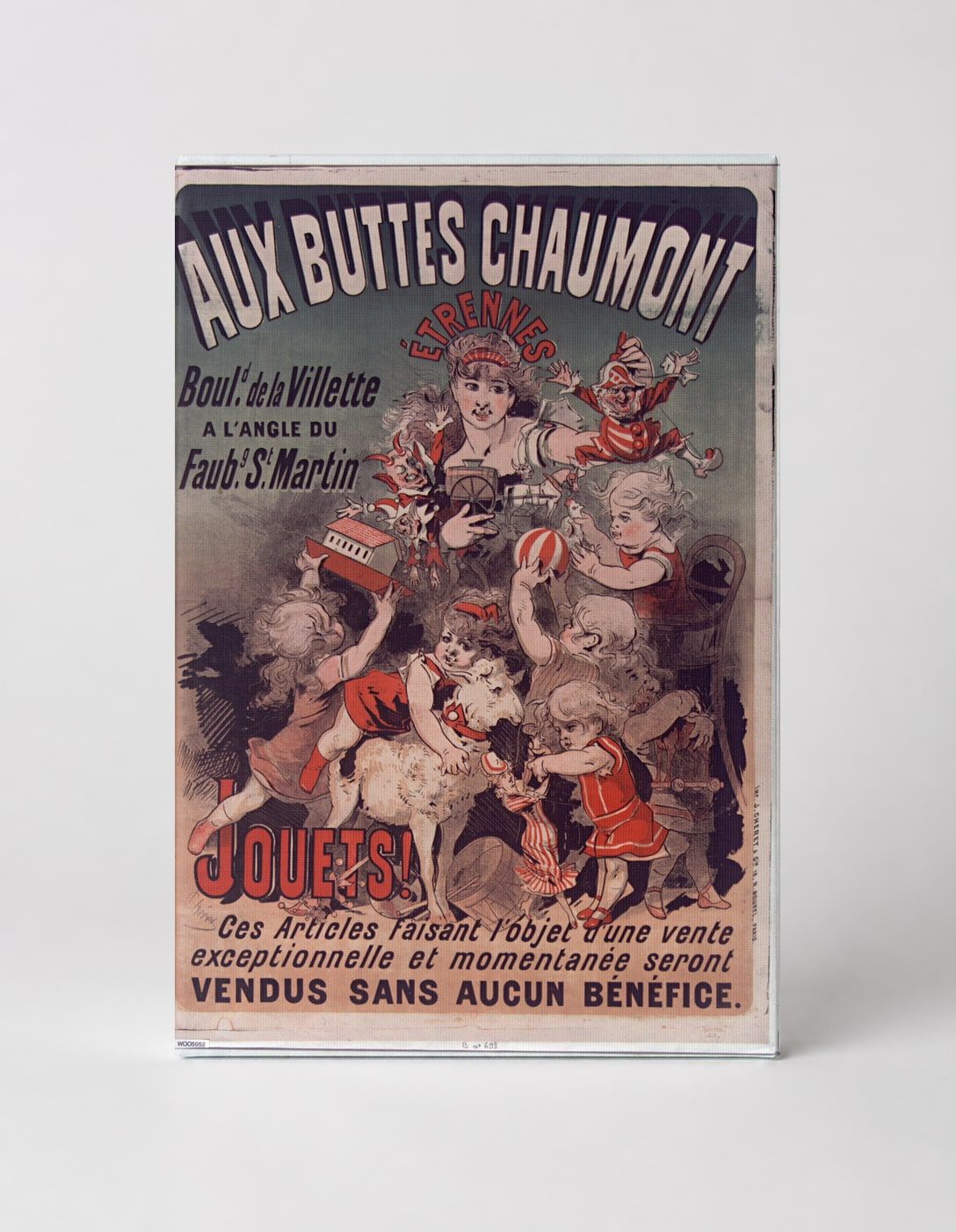 Aux Buttes Chaumont Jouets 1890s - Belle Époque French Toy Store Vintage Poster Wall Art