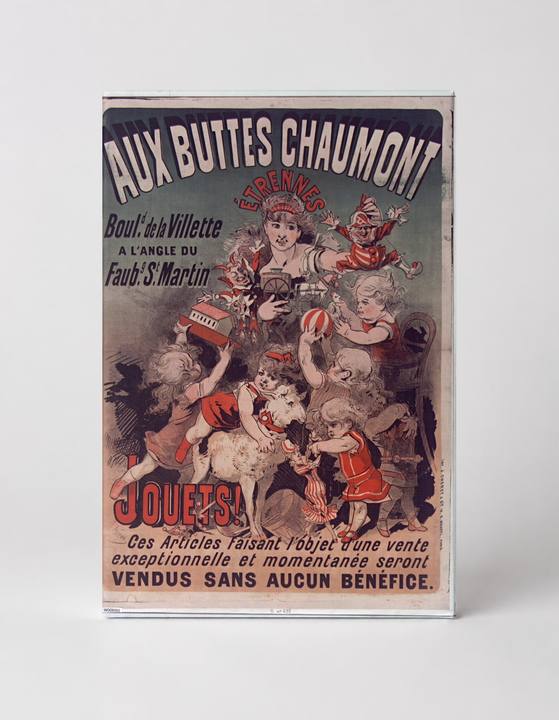 Aux Buttes Chaumont Jouets 1890s - Belle Époque French Toy Store Vintage Poster Wall Art