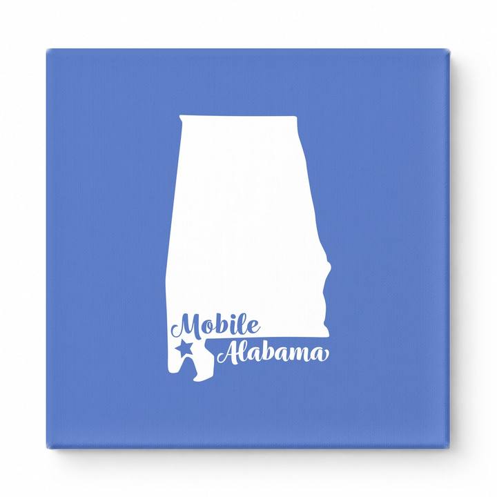 Home Sweet Mobile — Alabama State Silhouette