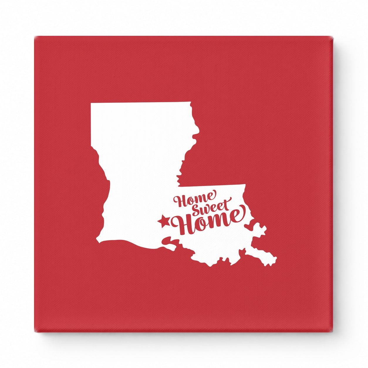 Home Sweet New Orleans — Louisiana State Silhouette