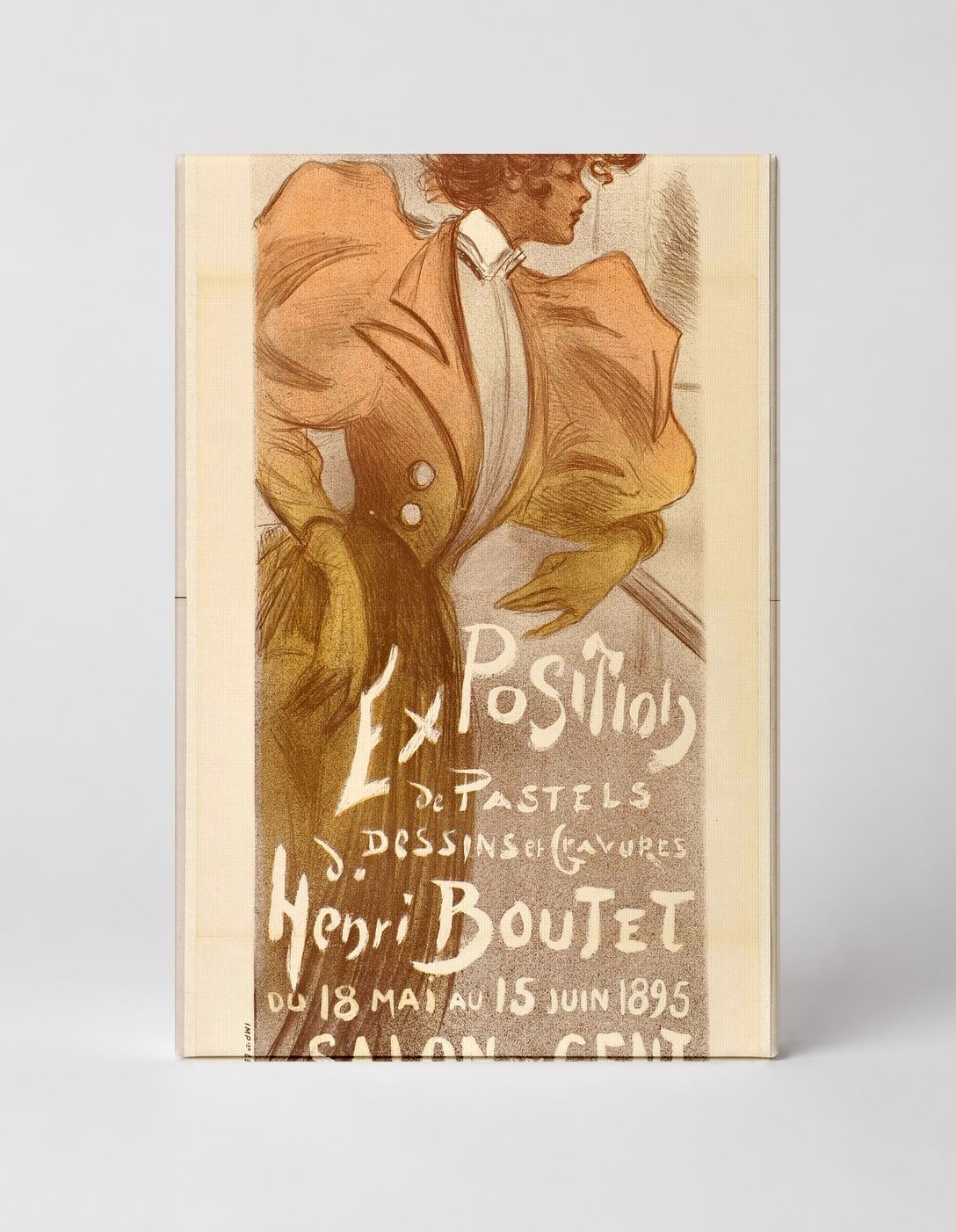 Exposition Henri Boutet 1895 - Art Nouveau Vintage Poster Wall Art