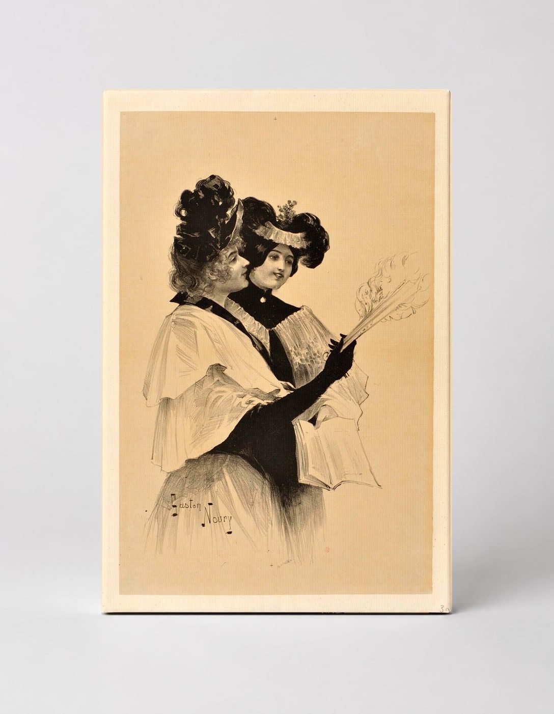 Deux Femmes Élégantes c.1900 - Belle Époque Vintage Poster Wall Art