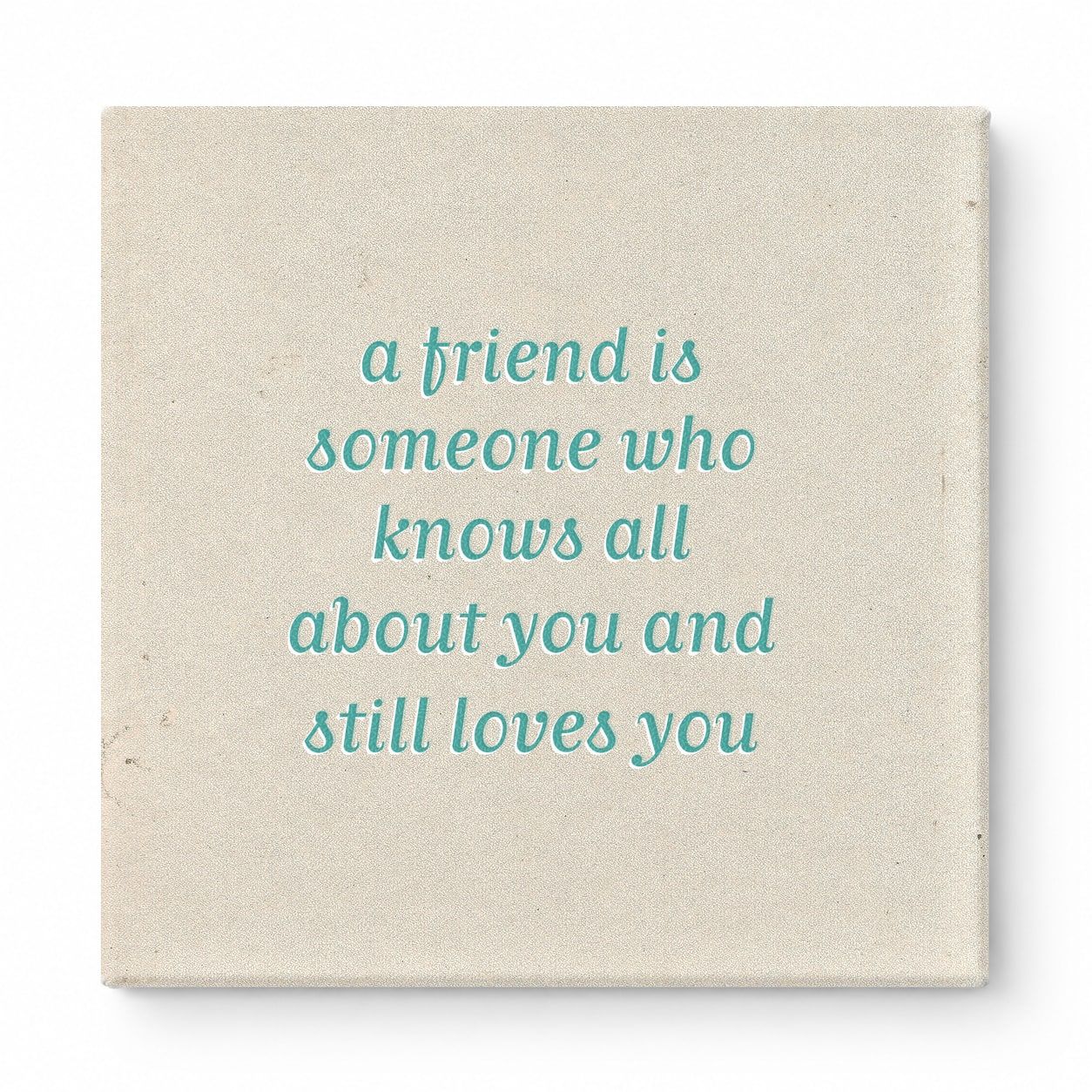 A Friend Is Someone Who Knows All About You and Still Loves You — Geometric Low-Poly
