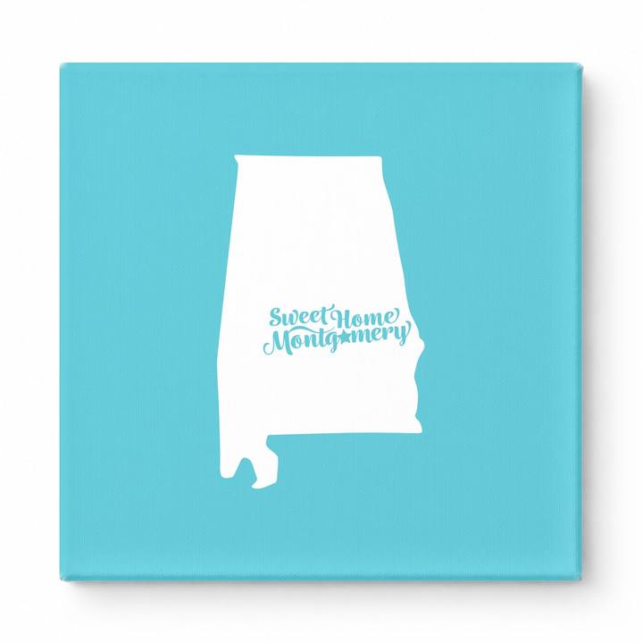 Home Sweet Montgomery — Alabama State Silhouette