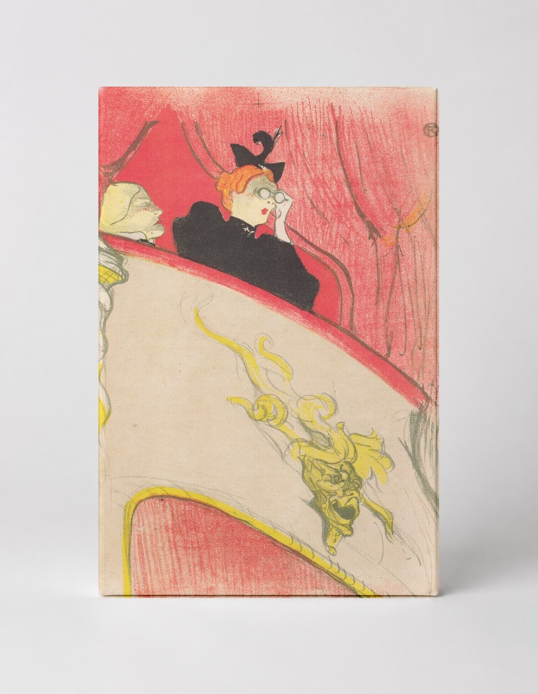 The Theatre Box 1890s - Belle Epoque Vintage Lithograph Poster Wall Art