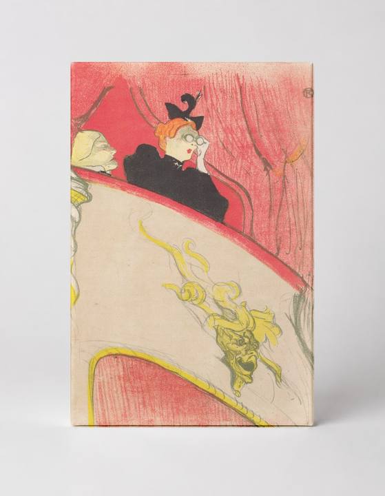 The Theatre Box 1890s - Belle Epoque Vintage Lithograph Poster Wall Art