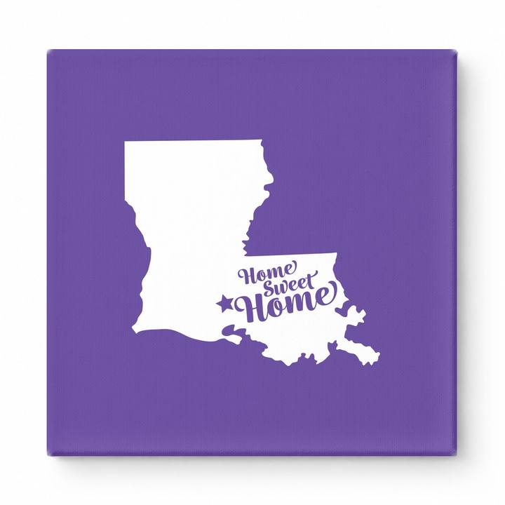 Home Sweet New Orleans — Louisiana State Silhouette