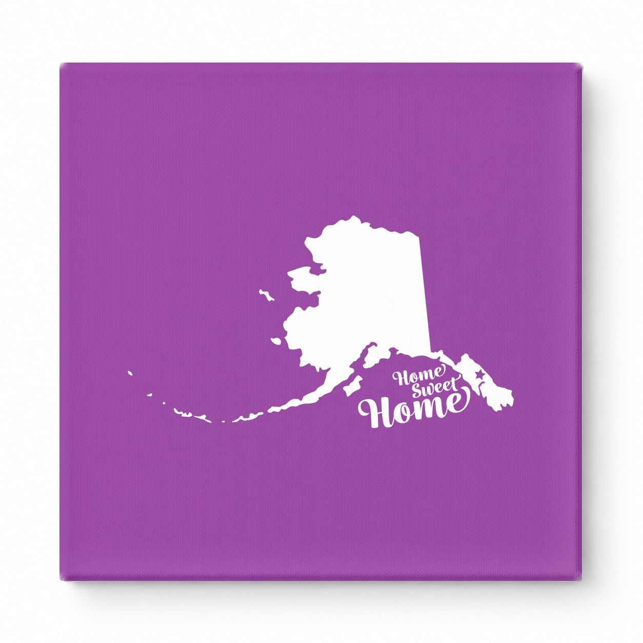 Home Sweet Home — Alaska State Silhouette