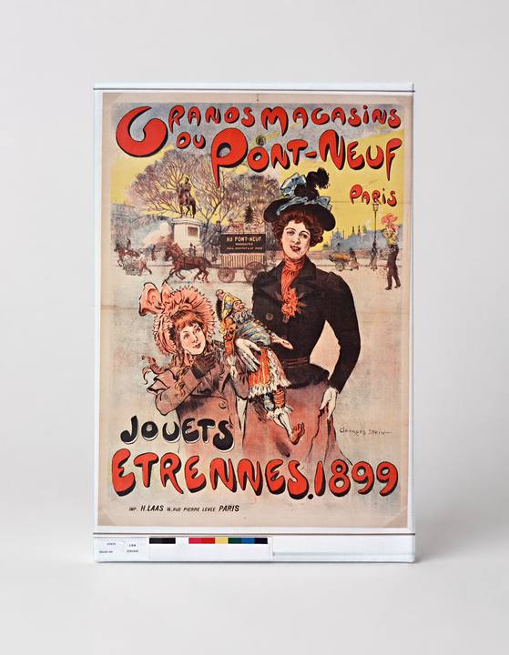 Grands Magasins du Pont-Neuf 1899 Jouets Etrennes - Belle Époque Vintage Poster Wall Art