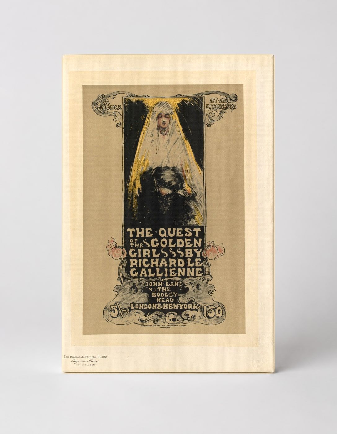 The Quest of the Golden Girl 1896 - Art Nouveau Vintage Poster Wall Art