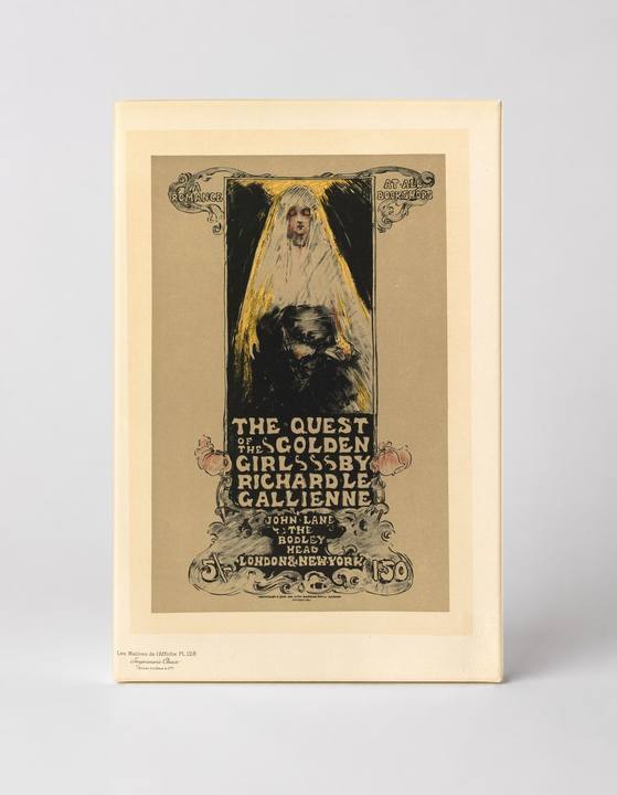 The Quest of the Golden Girl 1896 - Art Nouveau Vintage Poster Wall Art