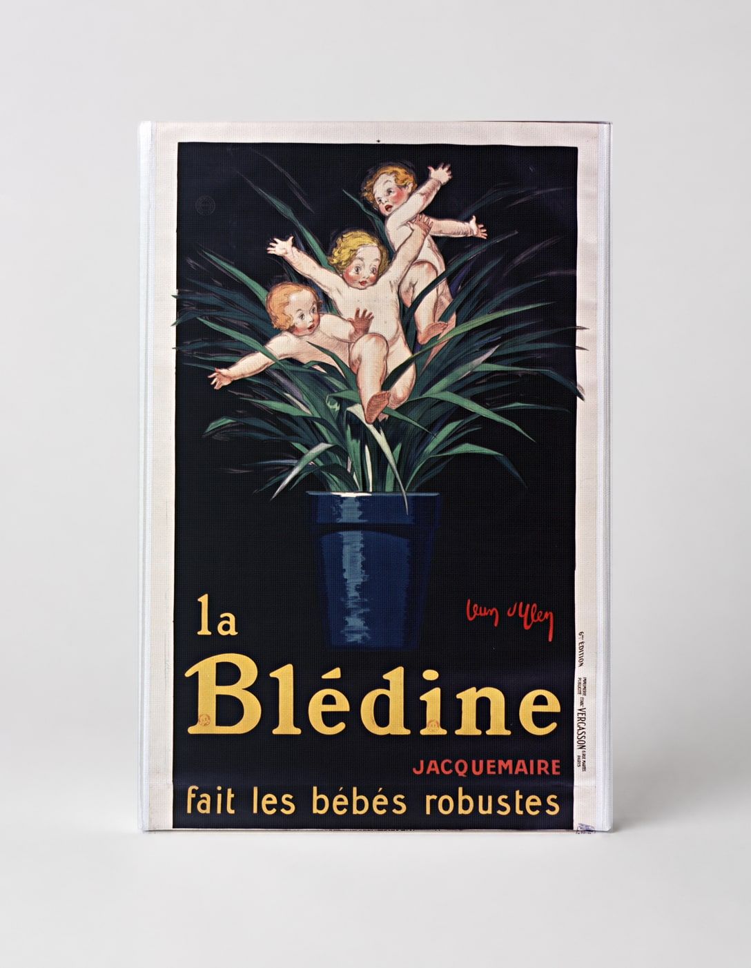 La Blédine Jacquemaire 1900s - Vintage French Advertising Poster Canvas Wall Art