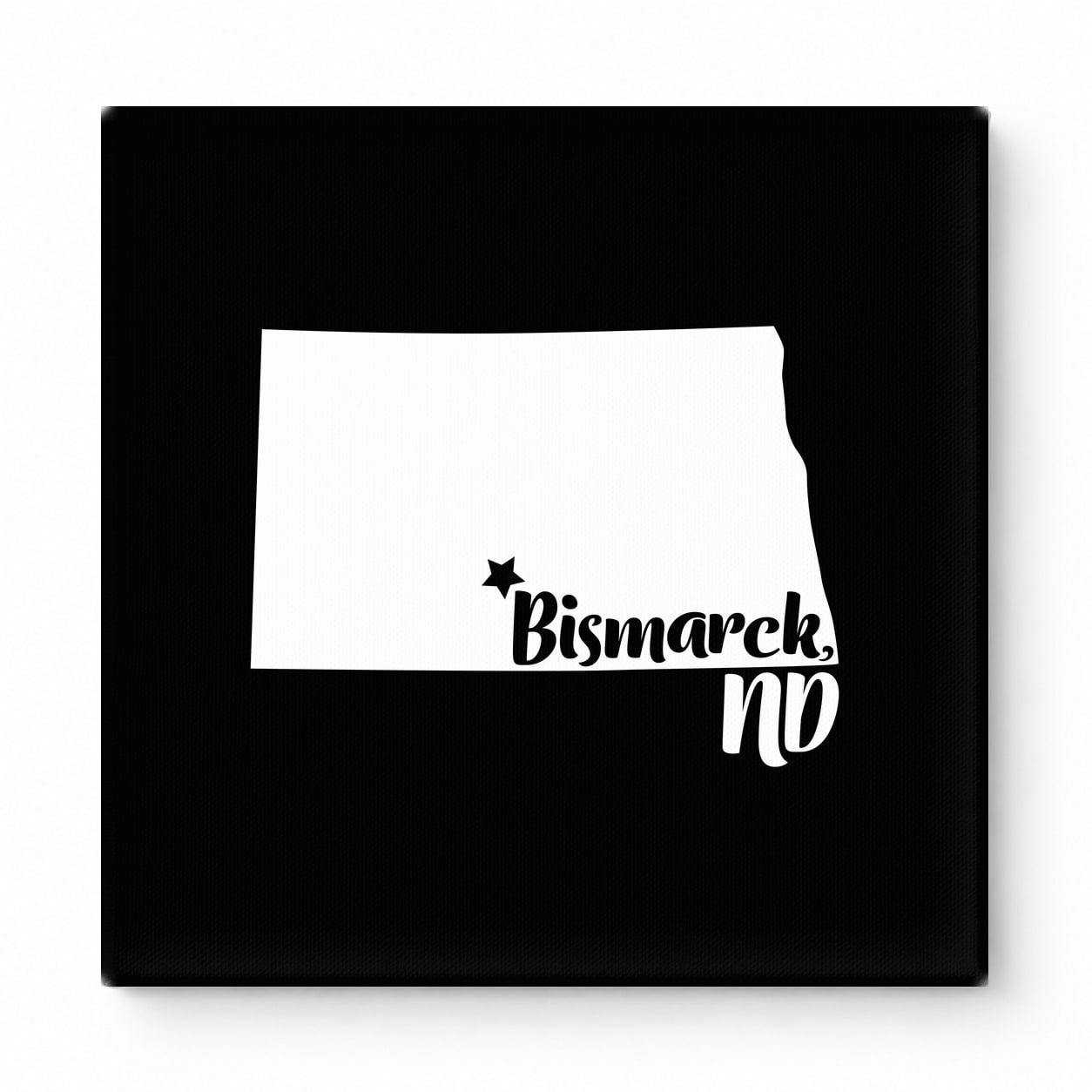Home Sweet Bismarck — North Dakota State Silhouette