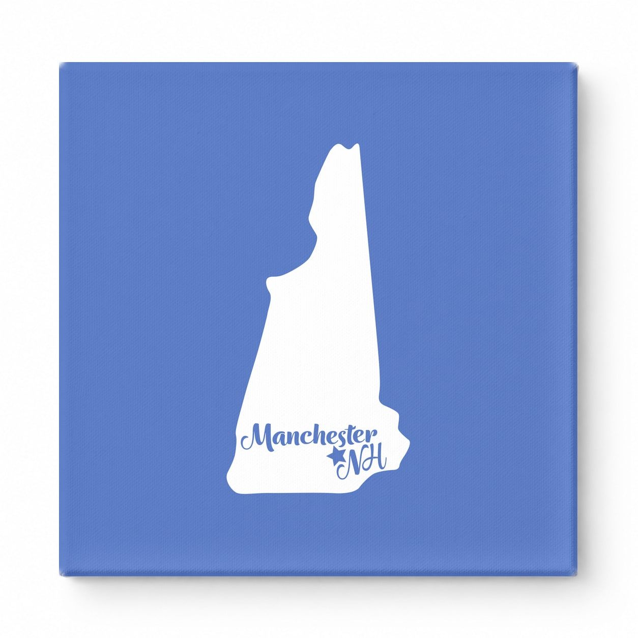 Home Sweet Manchester — New Hampshire State Silhouette