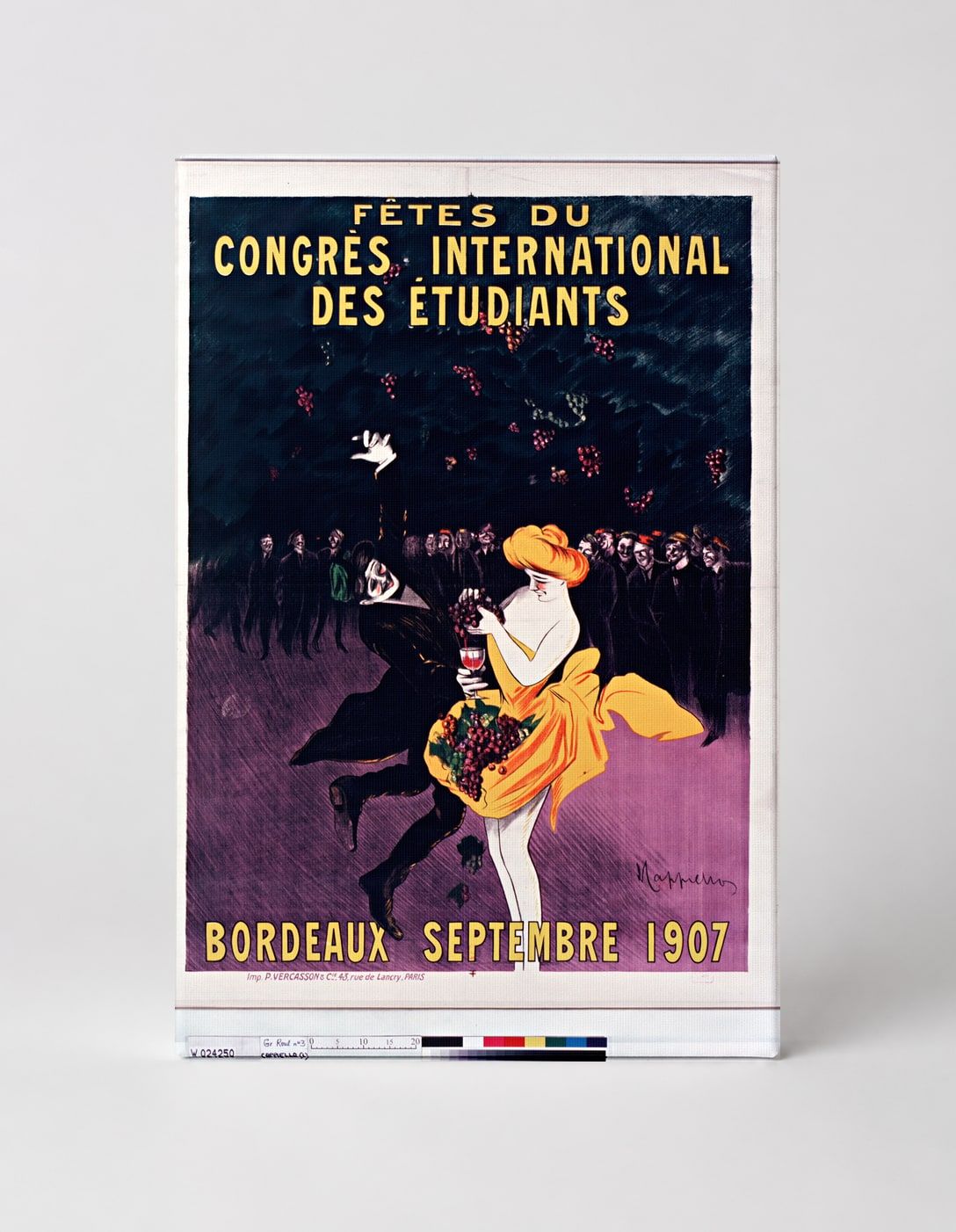 Fêtes du Congrès International des Étudiants 1907 - Belle Époque Vintage Poster Wall Art