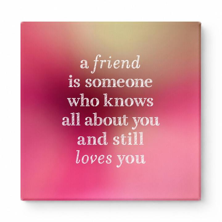A Friend Is Someone Who Knows All About You and Still Loves You — Geometric Low-Poly