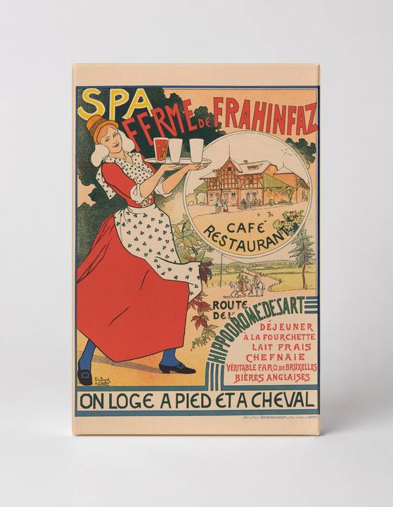 Spa Ferme de Frahinfaz Café Restaurant 1900 - Belle Époque Vintage Poster Wall Art