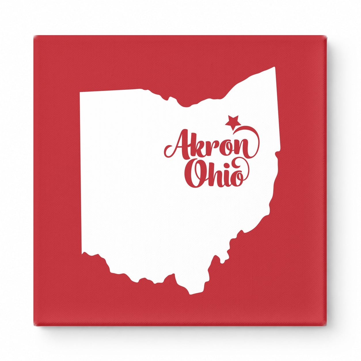 Home Sweet Akron — Ohio State Silhouette
