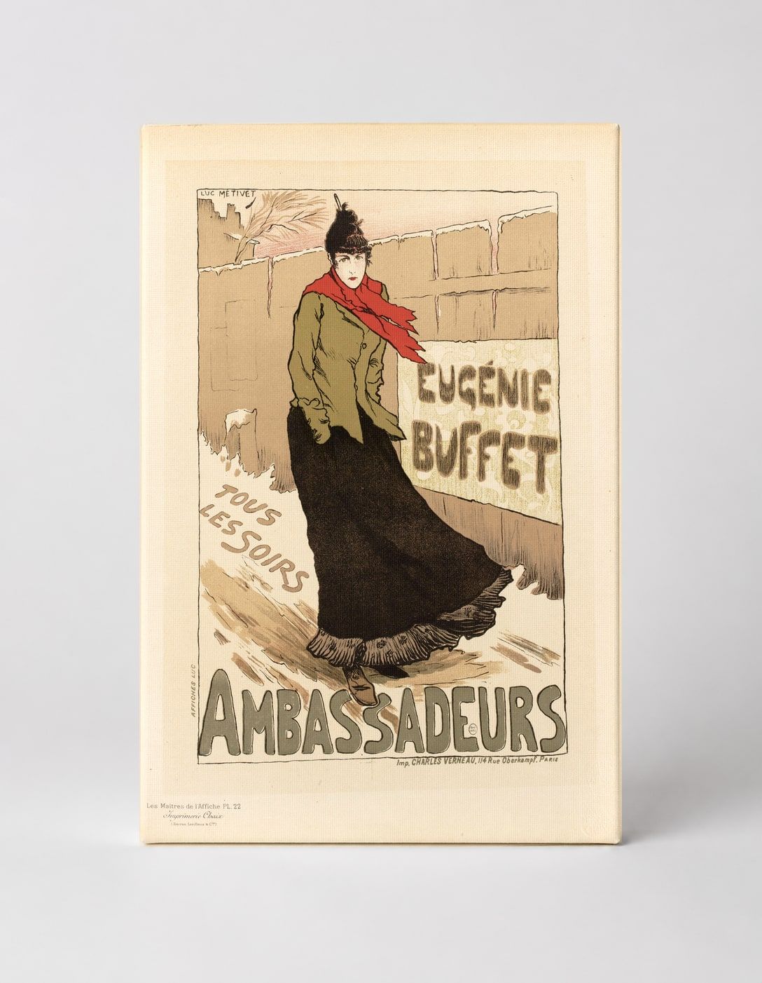 Eugenie Buffet Ambassadeurs 1890s - Belle Époque Vintage Poster Wall Art