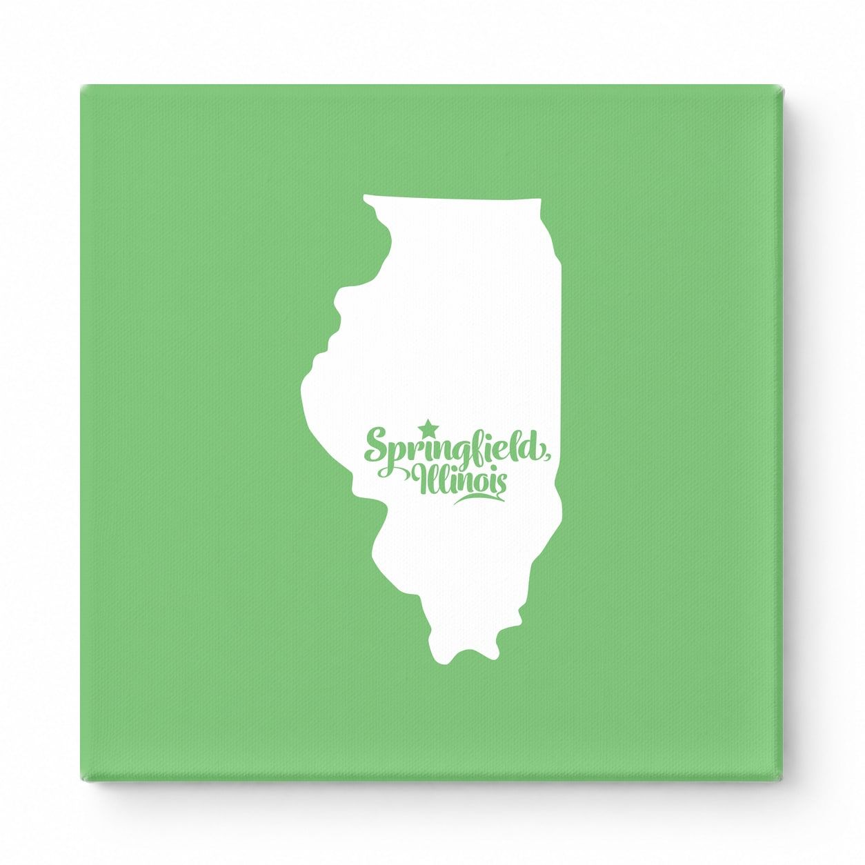 Home Sweet Springfield — Illinois State Silhouette