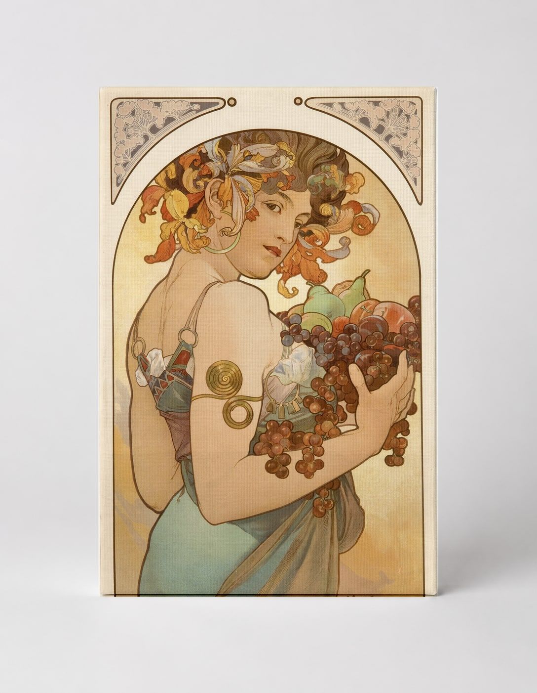 Fruit 1897 - Alphonse Mucha Art Nouveau Vintage Poster Wall Art