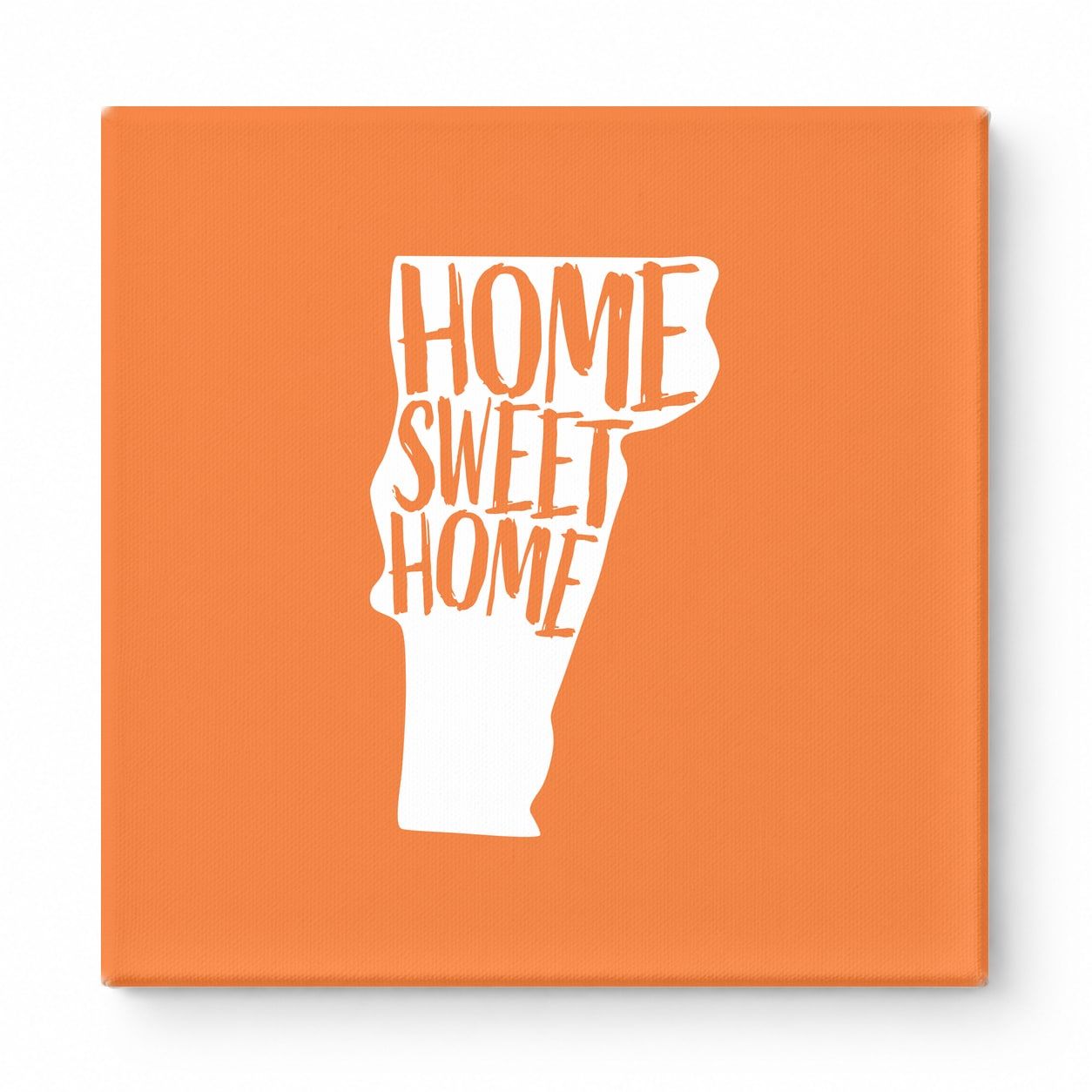 HOME SWEET HOME — Vermont State Silhouette