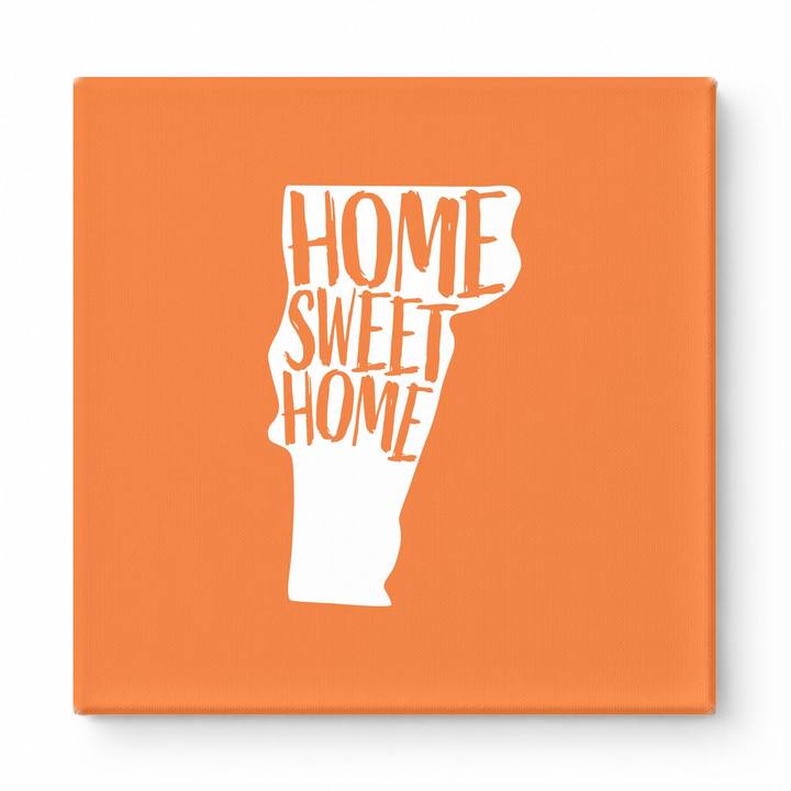 HOME SWEET HOME — Vermont State Silhouette