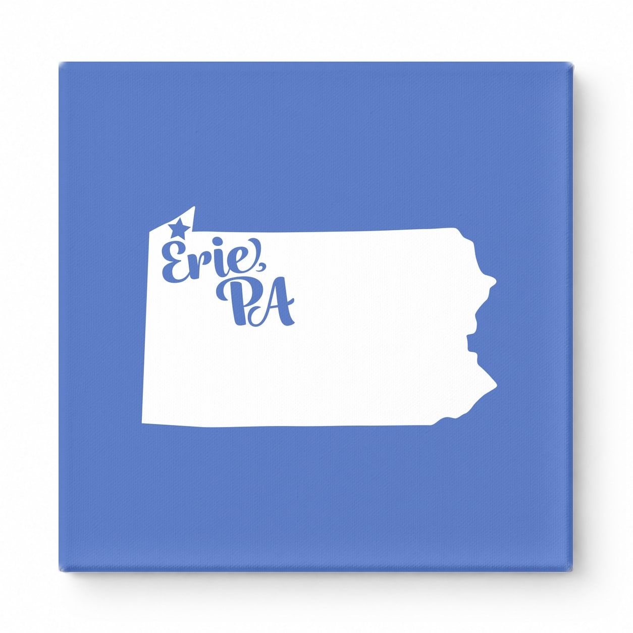 Home Sweet Erie — Pennsylvania State Silhouette