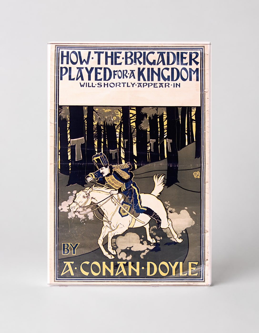 How The Brigadier Played For A Kingdom 1895 - Victorian Lithograph Poster Wall Art