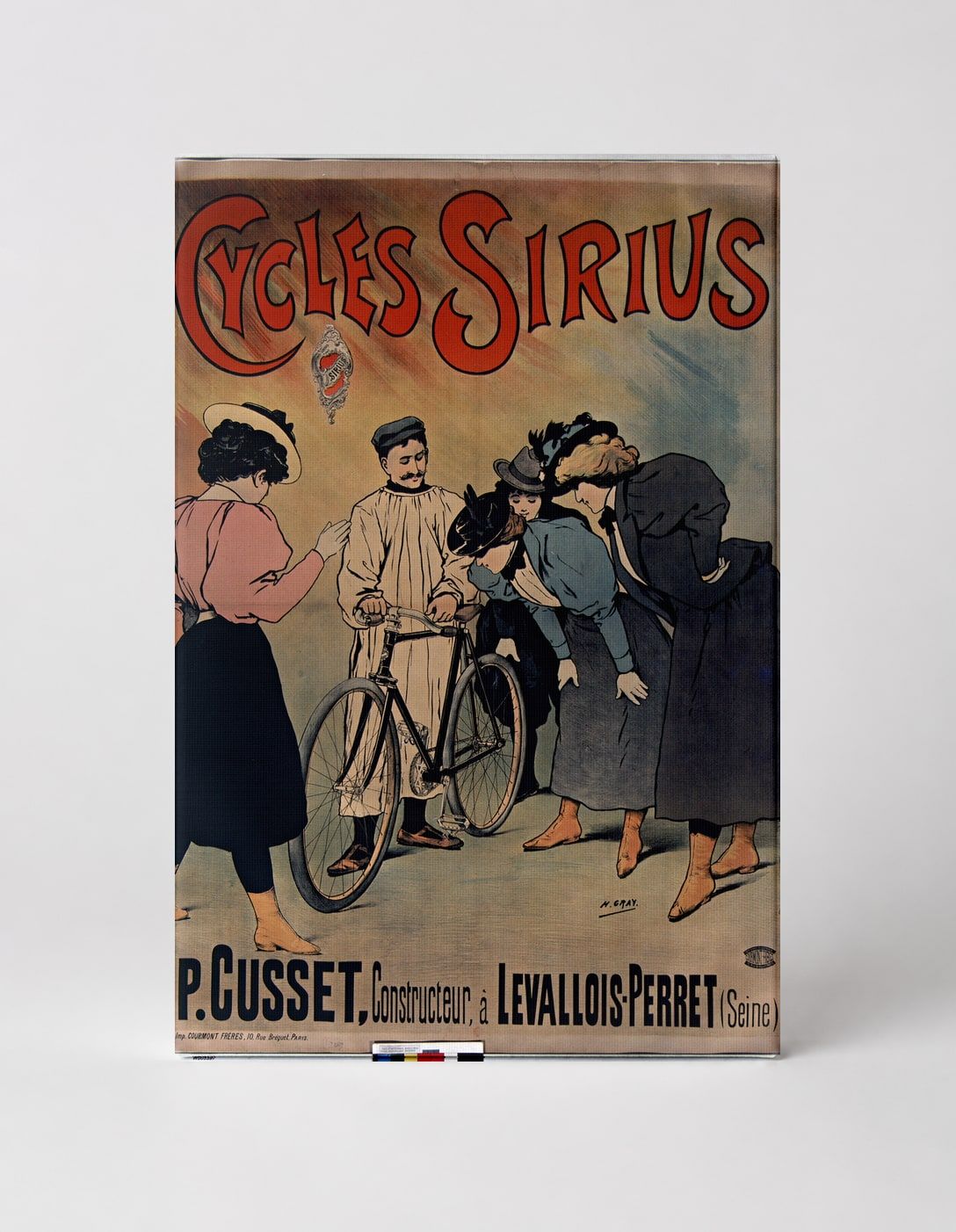 Cycles Sirius 1890s - Belle Époque Vintage Bicycle Poster Wall Art