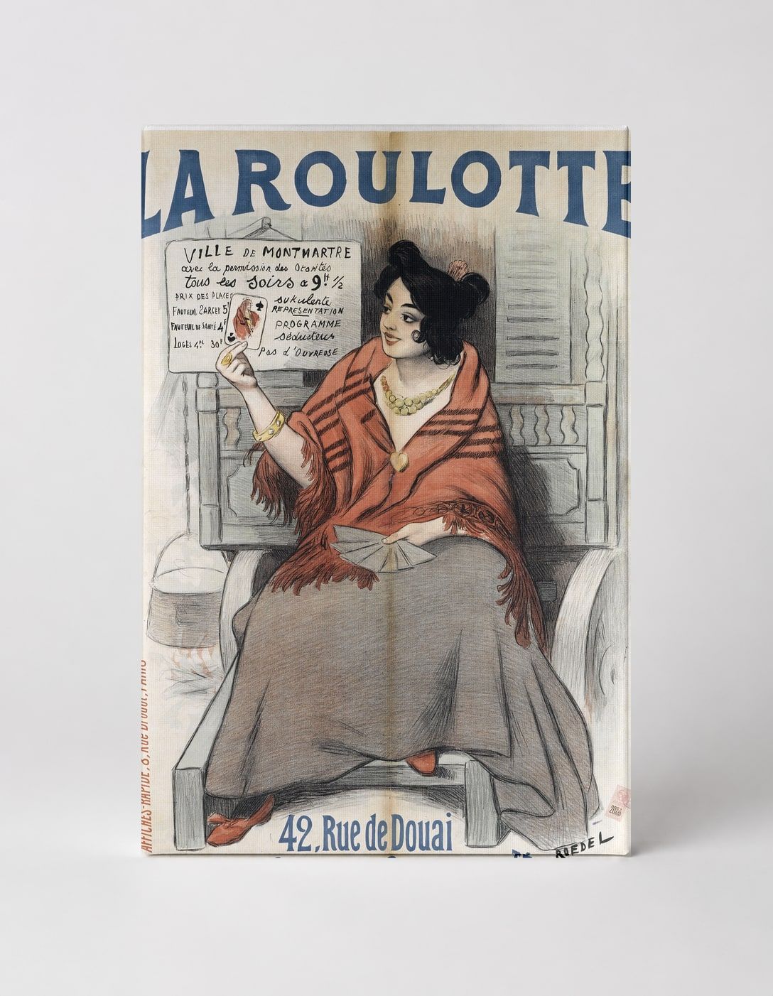 La Roulotte 1900 - Belle Époque Cabaret Vintage Poster Wall Art