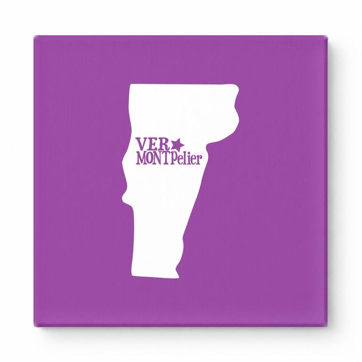 Home Sweet Montpelier — Vermont State Silhouette