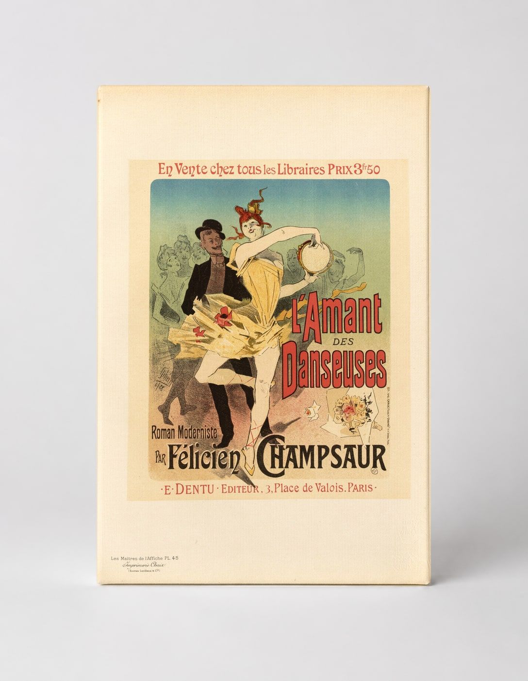 L'Amant des Danseuses 1888 - Belle Époque French Vintage Poster Wall Art