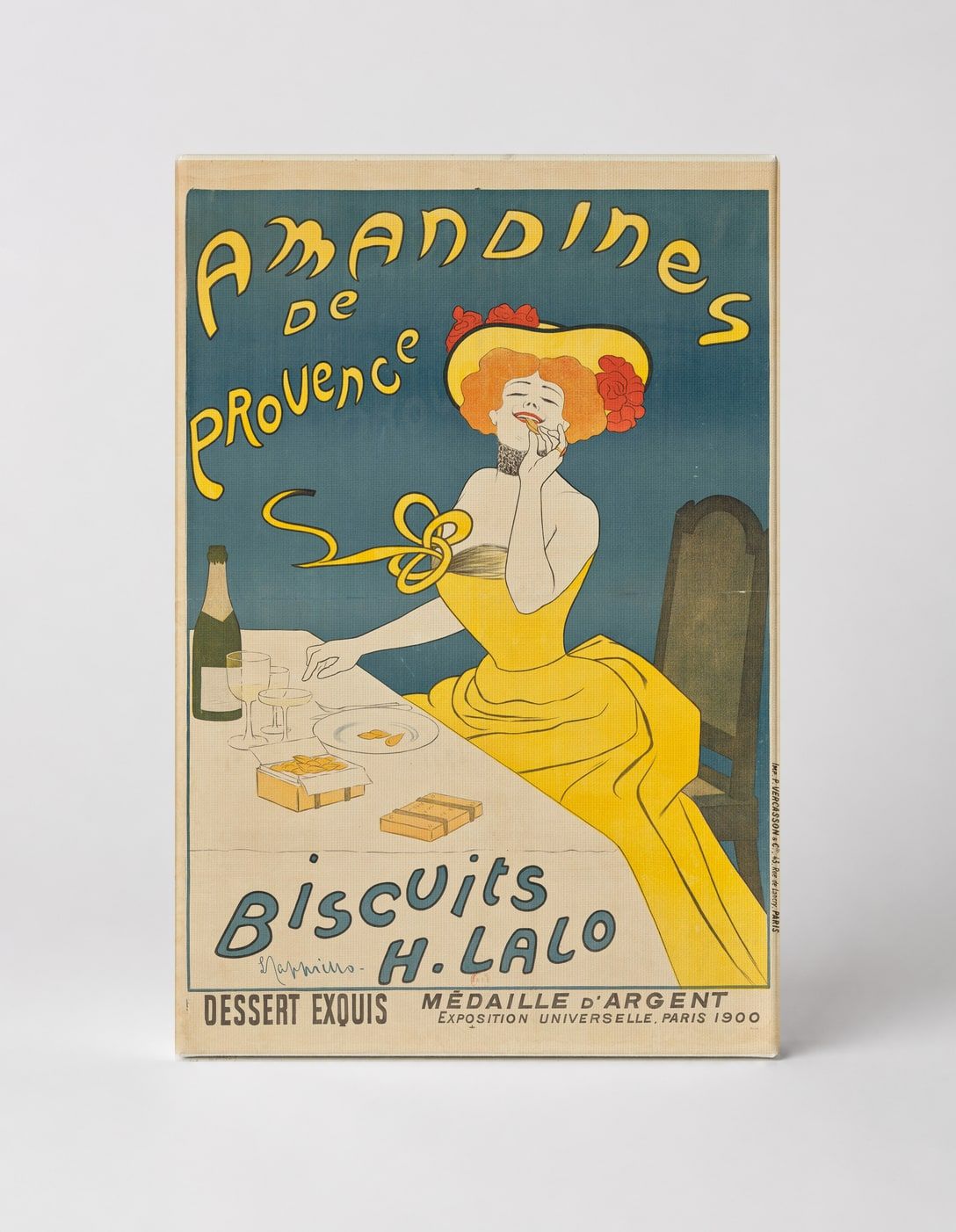 Amandines de Provence 1900 – Belle Époque Biscuits Vintage Poster Wall Art