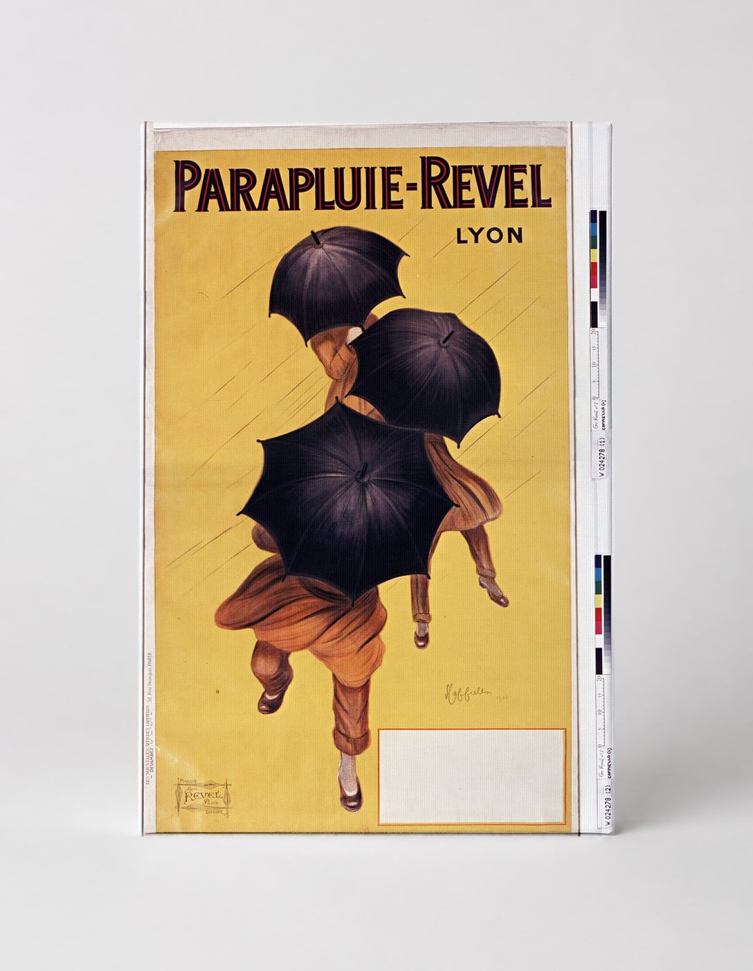Parapluie-Revel Lyon 1922 - Belle Époque Vintage Umbrella Poster Wall Art