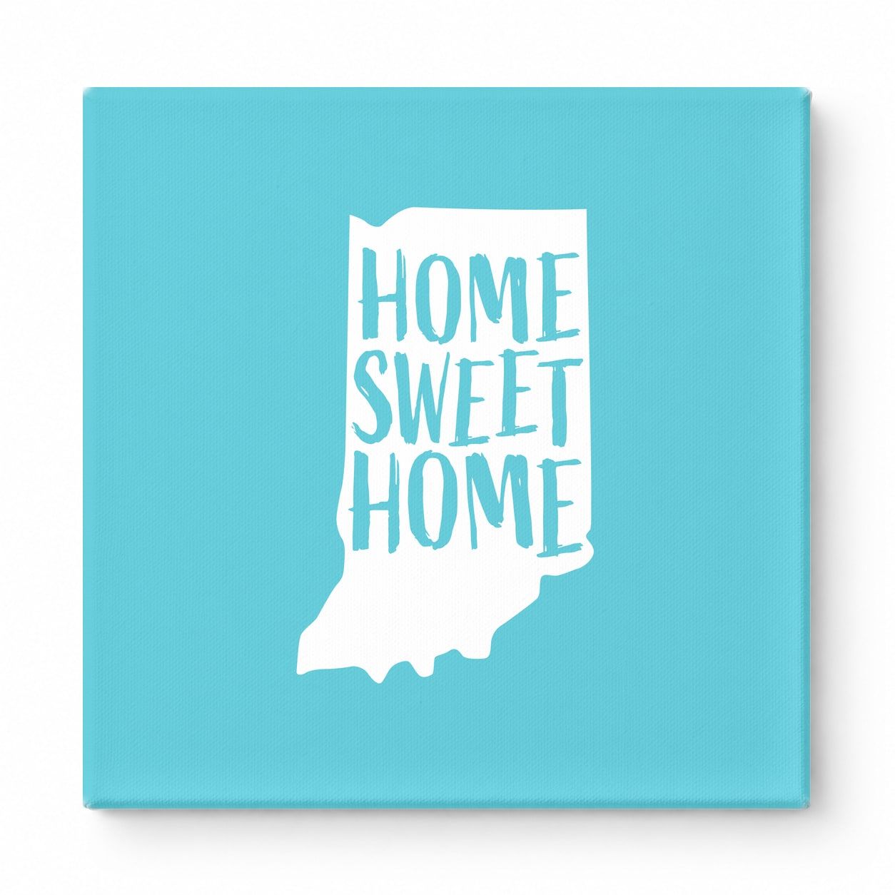 HOME SWEET HOME — Indiana State Silhouette