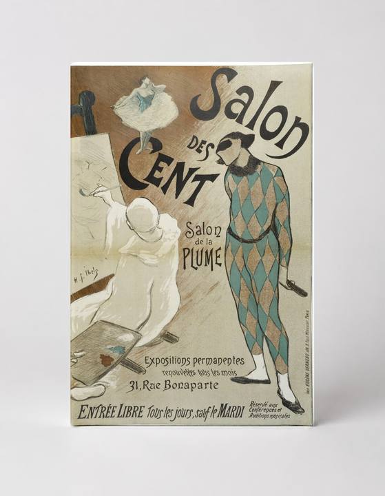 Salon des Cent 1890s - Belle Époque Vintage French Poster Wall Art