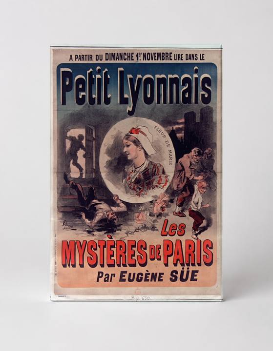 Les Mystères de Paris 1890s Petit Lyonnais – Vintage French Lithograph Poster