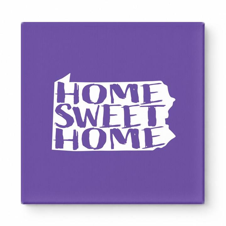 HOME SWEET HOME — Pennsylvania State Silhouette