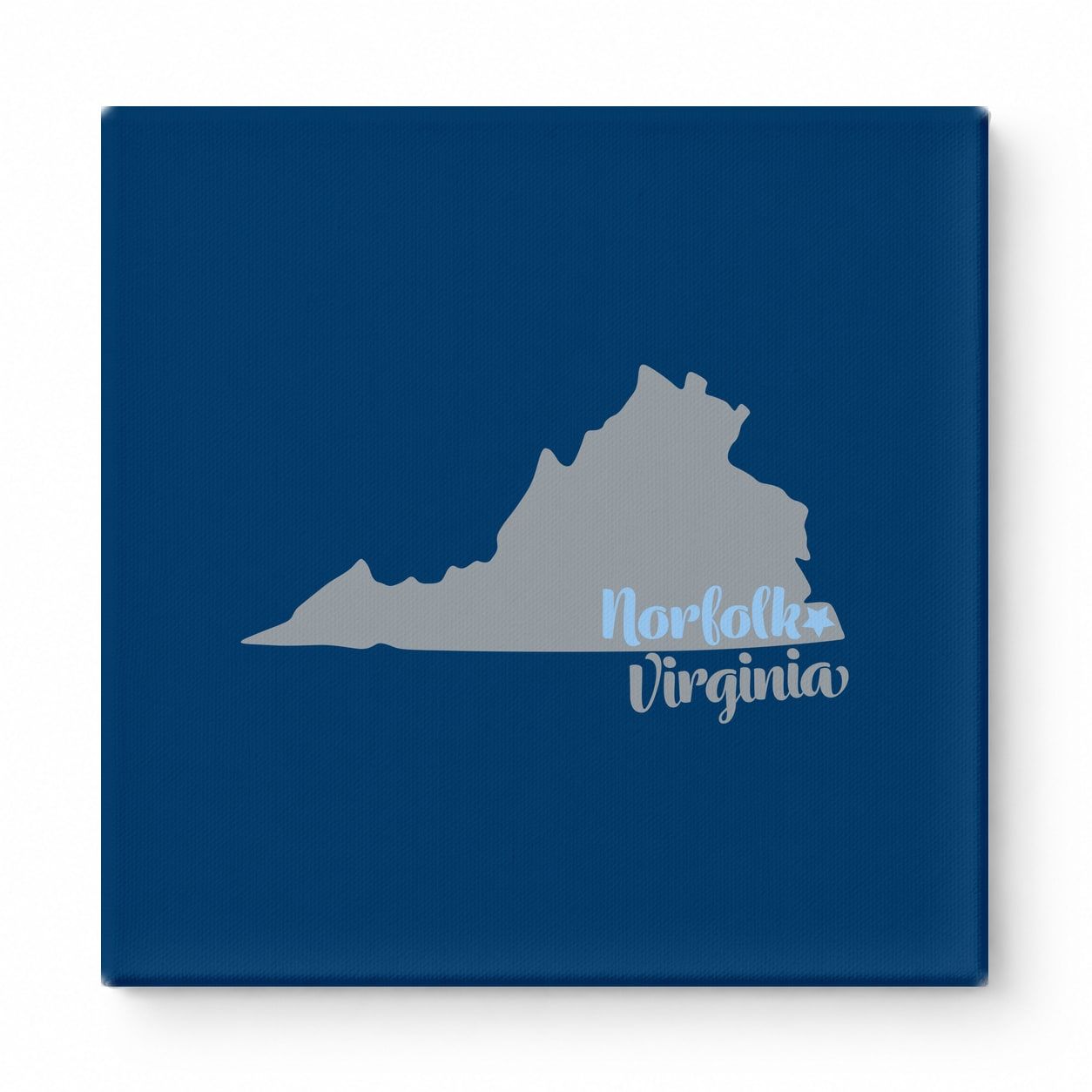 Home Sweet Norfolk — Virginia State Silhouette