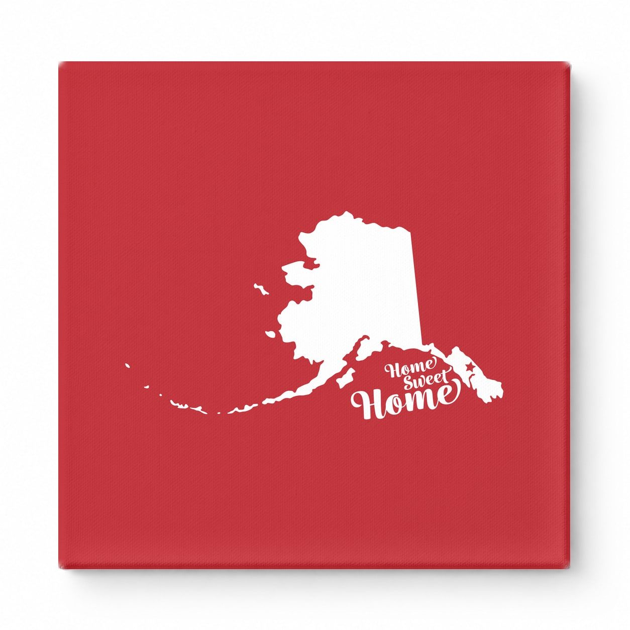 Home Sweet Home — Alaska State Silhouette