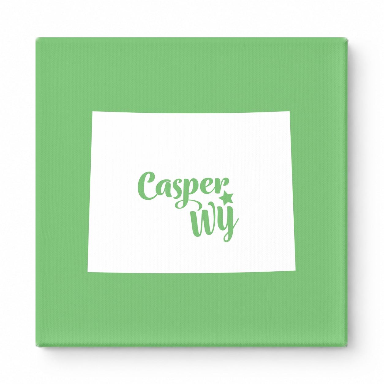 Home Sweet Casper — Wyoming State Silhouette
