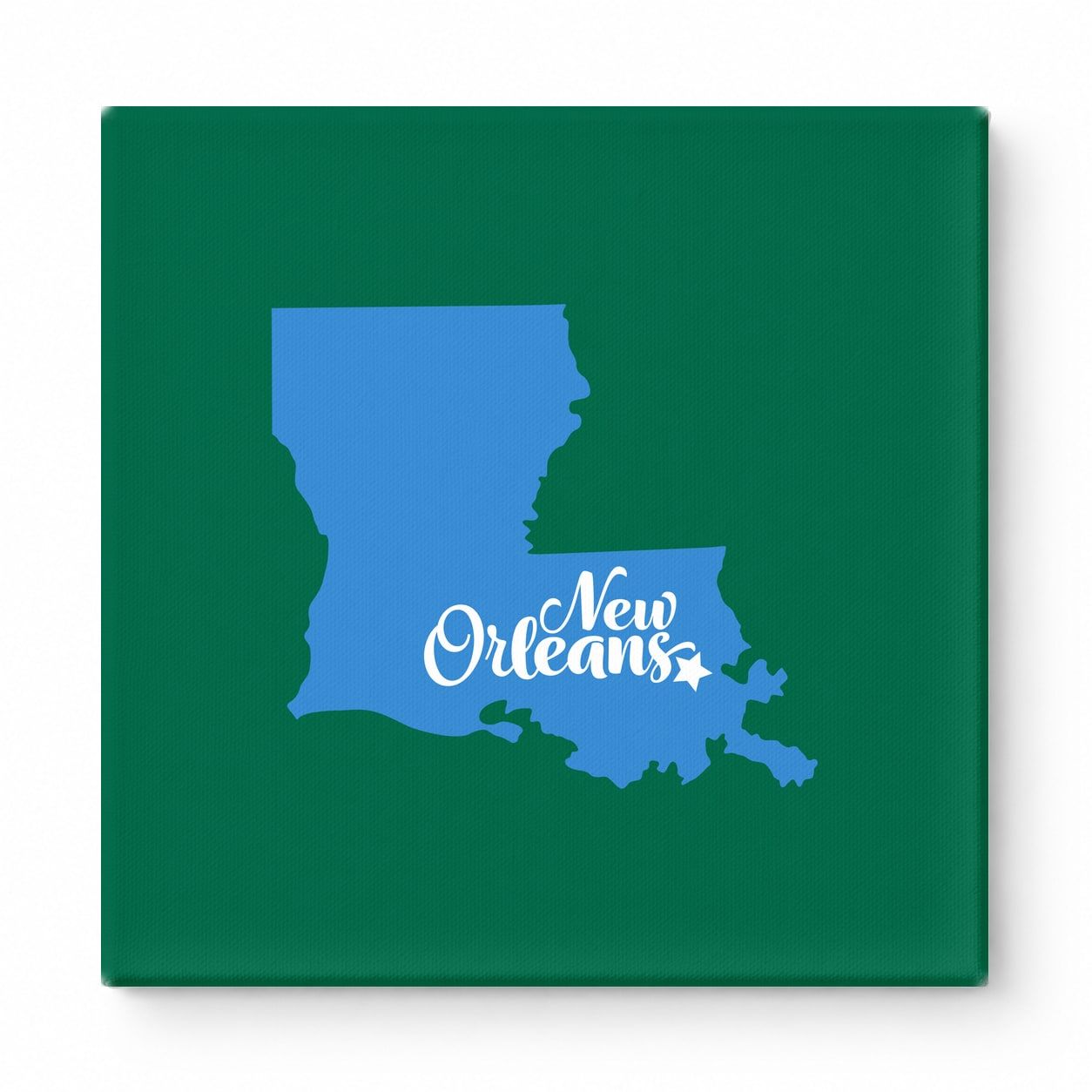 Home Sweet New Orleans — Louisiana State Silhouette
